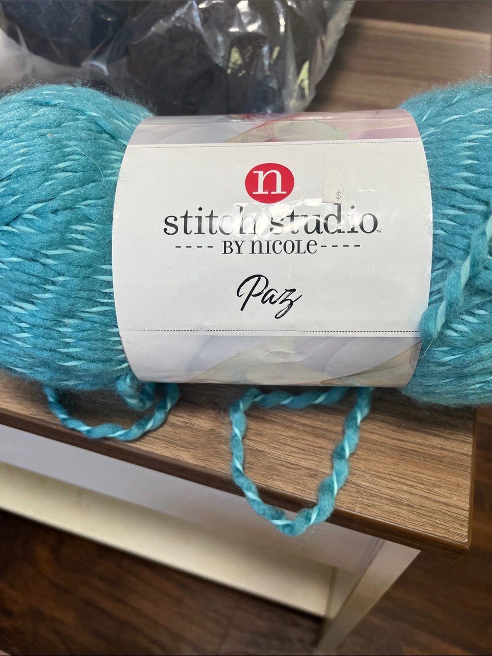 Stitch Studio by Nicole  'Paz' Turquoise Yarn
